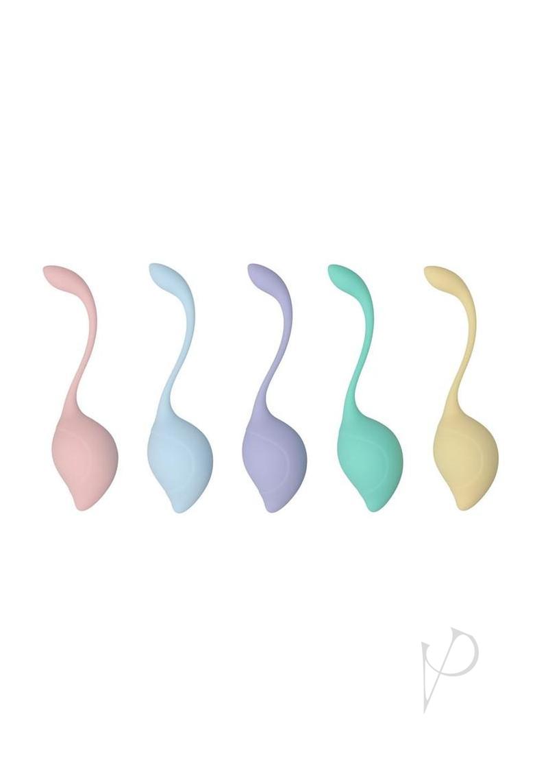 Loveline PelvFit Multiweight Stem Kegel Kit (5 Piece) - Multicolor