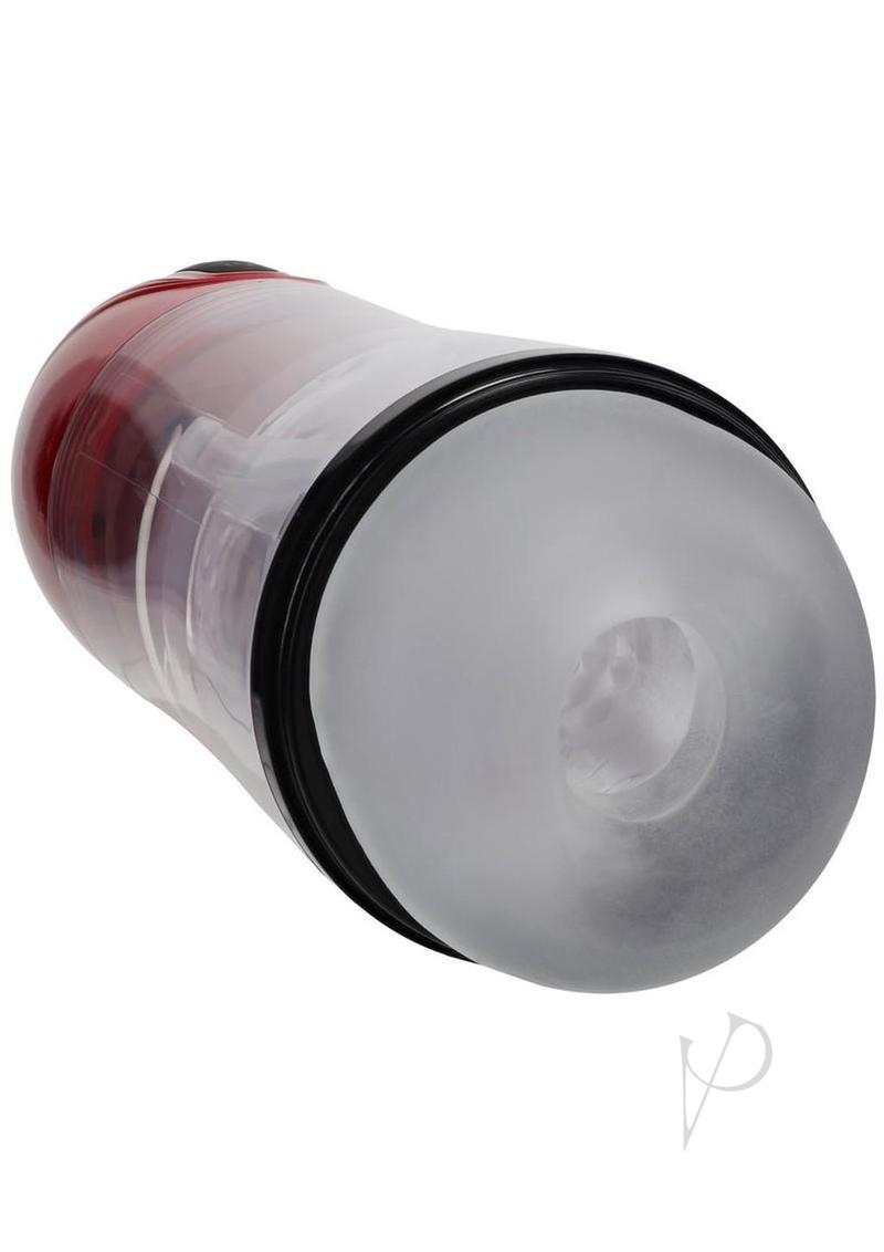 Pumped SonicPull 10 Function Multimedia Enhanced Masturbator - Metallic Red