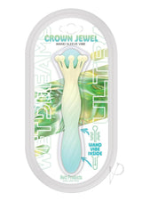 Wet Dreams Crown Jewel Rechargeable Silicone Crown Scepter Vibrating Wand - Multicolor