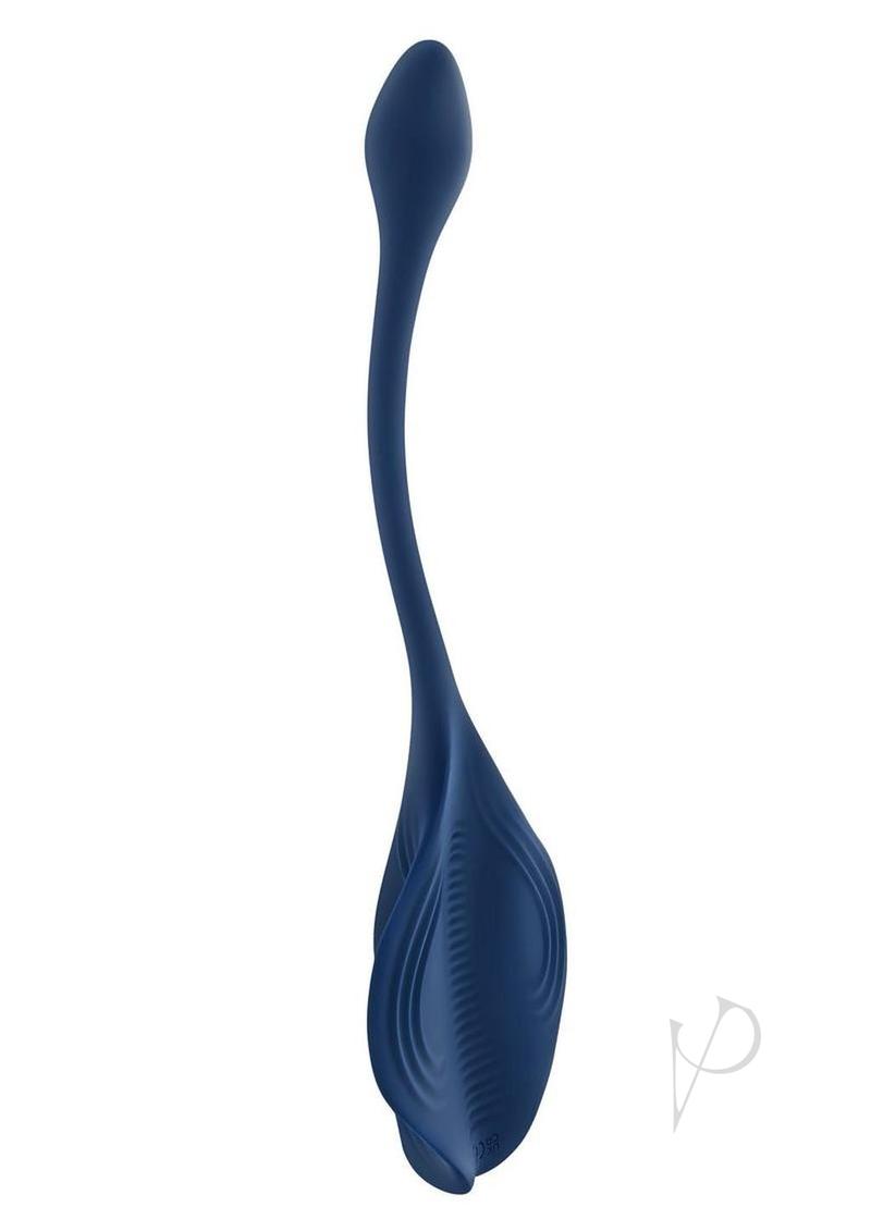 Gender X Daily Grind Rechargeable Silicone Vibrator - Blue