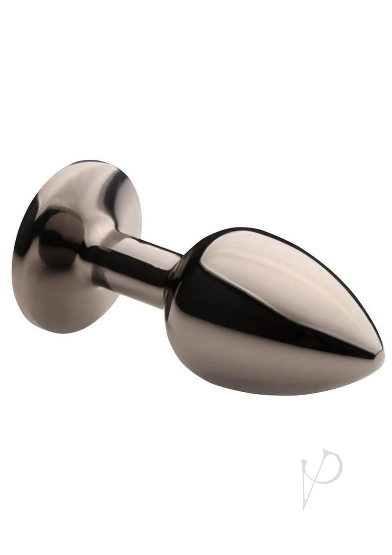 Creature Cocks Red Eye Metal Butt Plug - Small - Black/Red