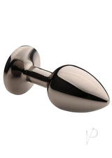 Creature Cocks Red Eye Metal Butt Plug - Small - Black/Red