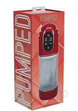 Pumped TechnoThrust 10 Function Automatic Masturbator - Metallic Red