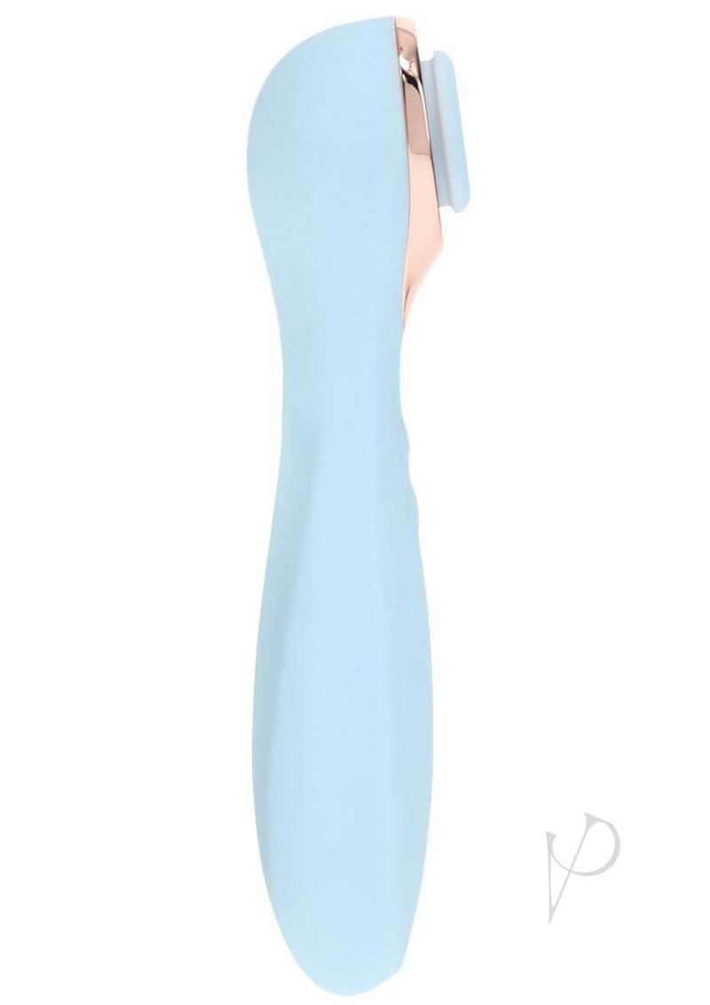 Loveline Darling AirTapTech 15 Function Rechargeable Silicone Vibrator - Blue