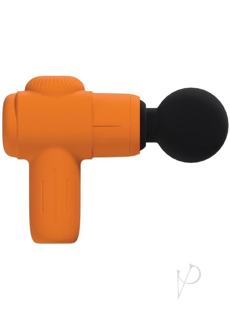 Loveline MicroBoost 10 Function Vibrating Rechargeable Silicone Massager - Orange