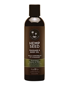 Earthly Body Massage & Body Oil - 8 oz Guavalava