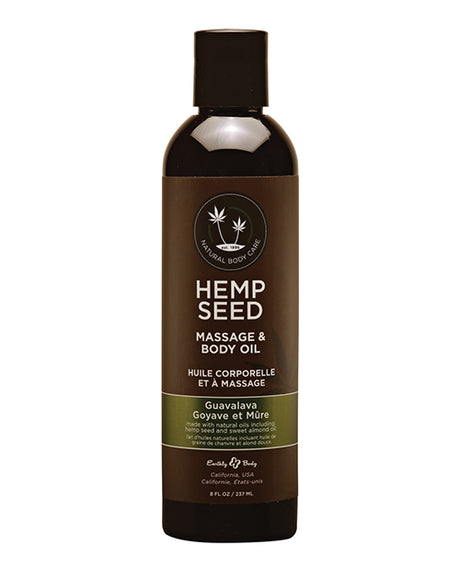 Earthly Body Massage & Body Oil - 8 oz Guavalava