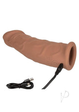 Performance Maxx Rechargeable Vibrating Extension 7in - Caramel