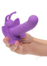 First Time Rotating Venus Butterfly Rechargeable Silicone Stimulator - Purple