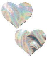 Pastease Premium Hologram Heart - Silver O/S