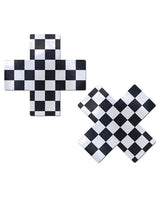 Pastease Premium Checker Cross - Black/White O/S