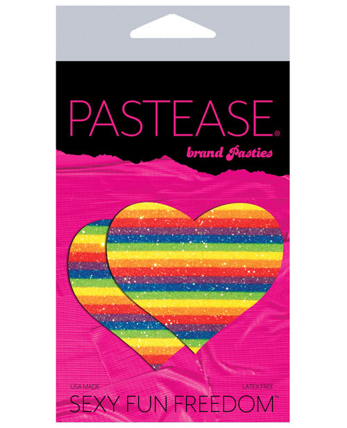 Pastease Premium Glitter Heart -Rainbow O/S