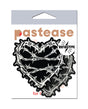 Pastease Premium Barbed Wire Heart Reflective - Black O/S