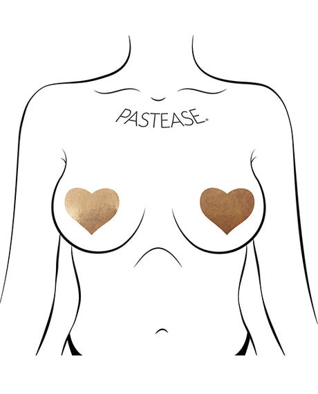 Pastease Basic Love Liquid Heart - Rose Gold O/S