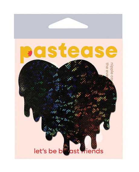 Pastease Premium Melty Heart - Black O/S