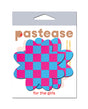 Pastease Neon Checkered Petal - Pink/Blue O/S