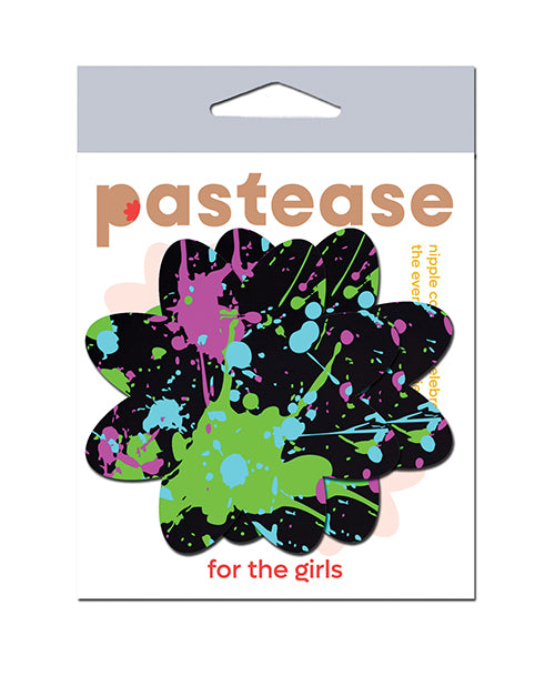 Pastease Vibrant Neon Paint Splatter Petal - Multi-Color O/S
