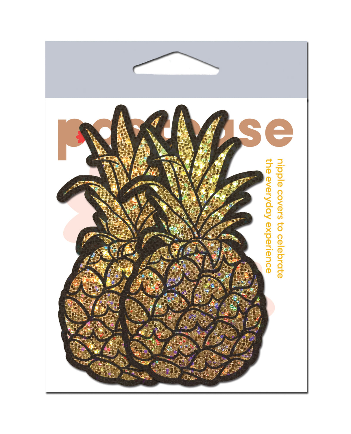 Pastease Premium Glitter Pineapple - Gold O/S