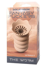 Fantasy Fuckers The Worm Ultraskyn Textured Stroker - Vanilla