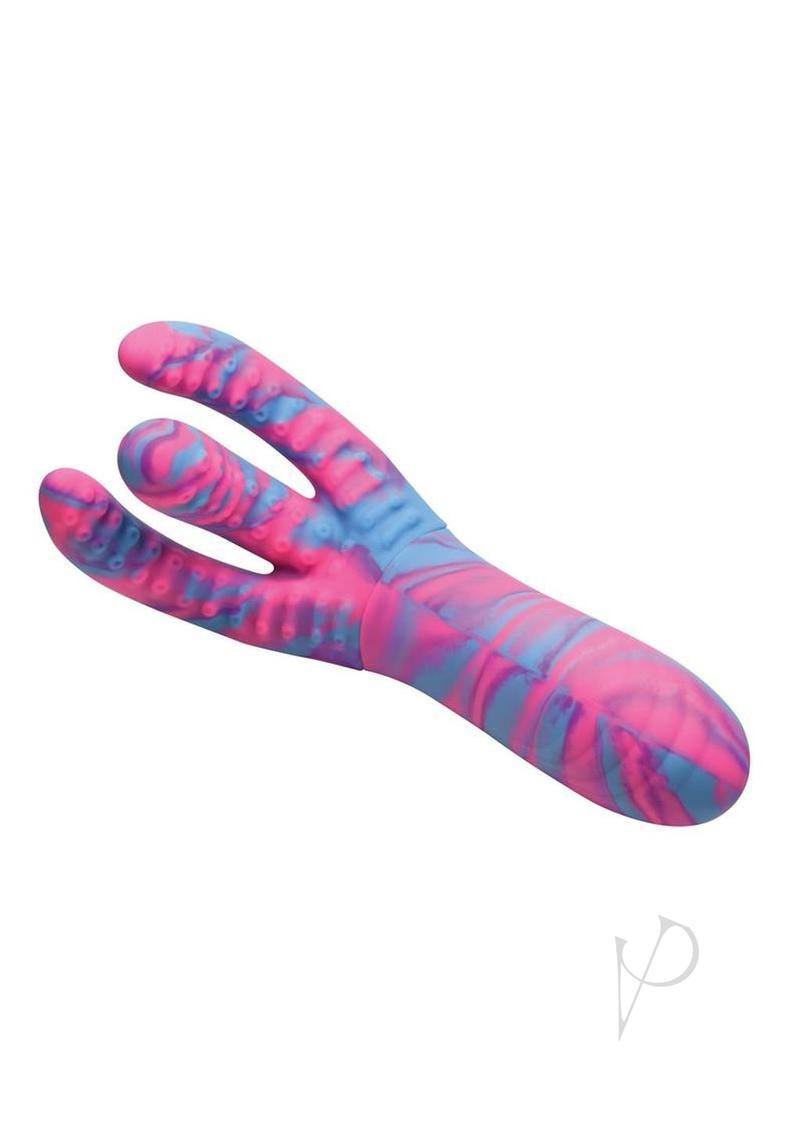 Creature Cocks Tenta-Come Come-Hither Tentacle Silicone Vibrator - Multicolor