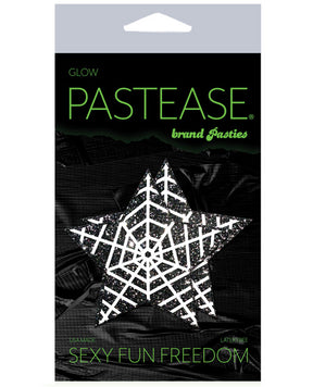 Pastease Premium Halloween Glitter Web  - Glow in the Dark Black/White O/S