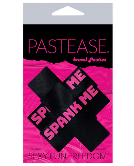 Pastease Premium Spank Me Plus - Black/Pink O/S