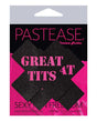 Pastease Premium Great Tits Cross - Black/Pink O/S