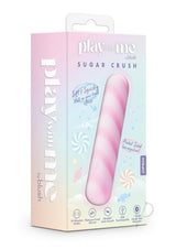 Play With Me Sugar Crush Rechargeable Silicone Bullet - Pink