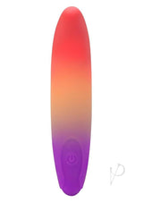 Play With Me Dolphin Dreams Rechargeable Silicone G-Spot Bullet Vibrator - Multicolor