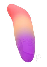 Play With Me Dolphin Dreams Rechargeable Silicone G-Spot Bullet Vibrator - Multicolor