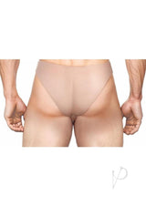 Master Series Slim Hollow Silicone Strap-On 6.2in - Vanilla