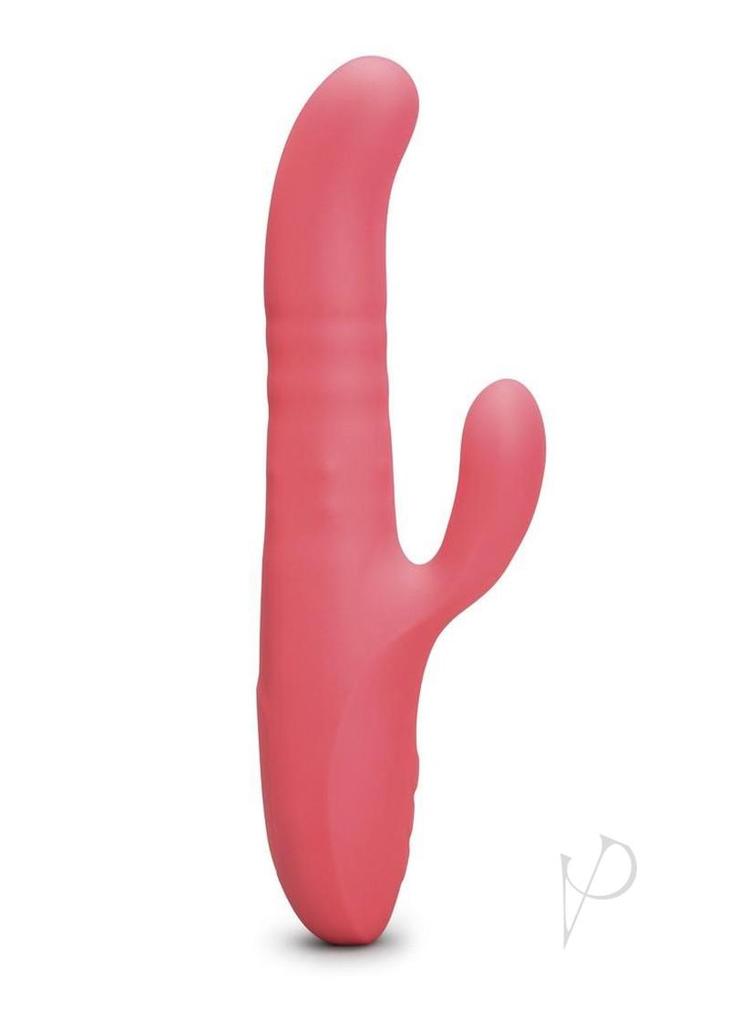 Le Wand Thrust Rechargeable Silicone Clitoral Vibrator - Raspberry