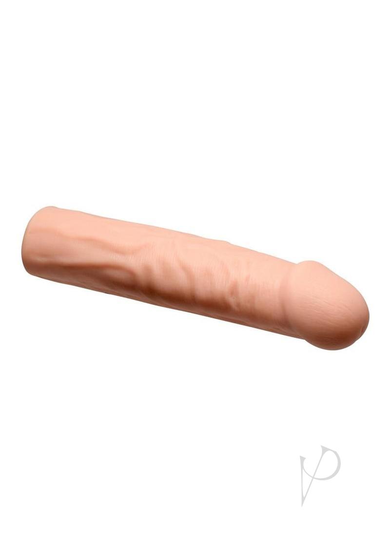 Jock Enhancers Vibrating Penis Extension Sleeve with Remote Control - Chocolate