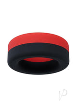 Performance Plus Takeoff Silicone Cock Ring - Red/Black