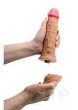Kiotos Cox Power Squirt Vibration Rechargeable Silicone Dildo with Remote Control - Vanilla