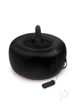 WhipSmart Inflatable Vibrating Love Seat with Remote - Black