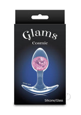Cosmic Glams Silicone Anal Plug - Small - Pink