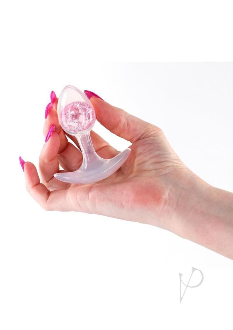 Cosmic Glams Silicone Anal Plug - Small - Pink