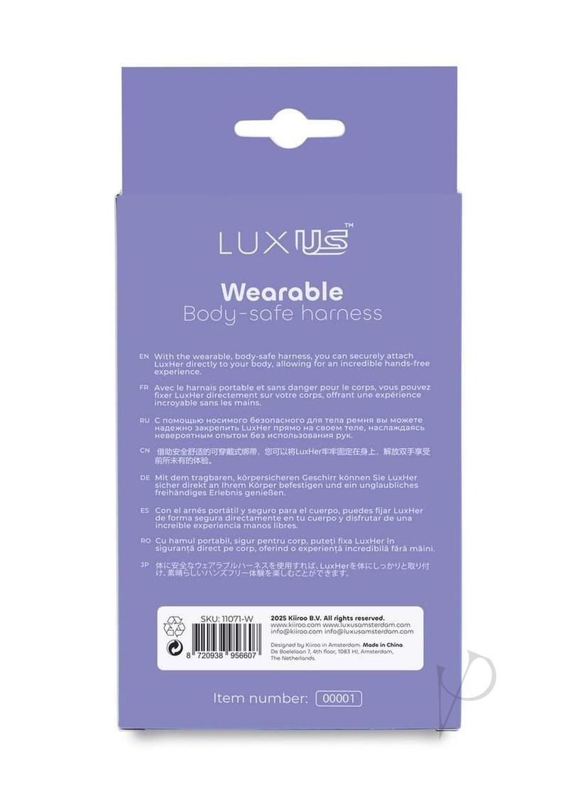 LuxUs Harness - Pink/White