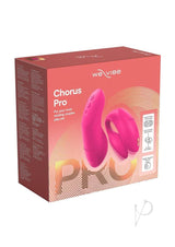 We-Vibe Chorus Rechargeable Silicone Couples Vibrator with Remote Control - Electric Pink