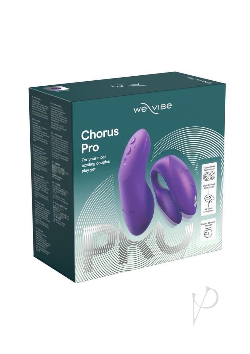 We-Vibe Chorus Rechargeable Silicone Couples Vibrator with Remote Control - Cosmic Purple