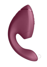 Womanizer Next Duo Rechargeable Silicone Dual G-Spot and Clitoral Stimulator - Dark Pink