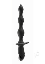Ass-Sation Deep Dive Contoured Wand Rechargeable Silicone Anal Probe - Black