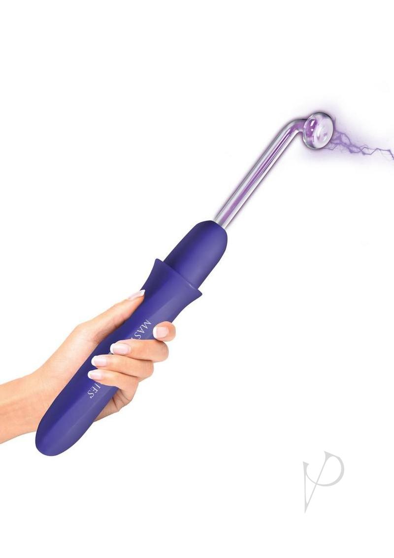 Master Series Elektra Rechargeable E-Stim Wand - Purple