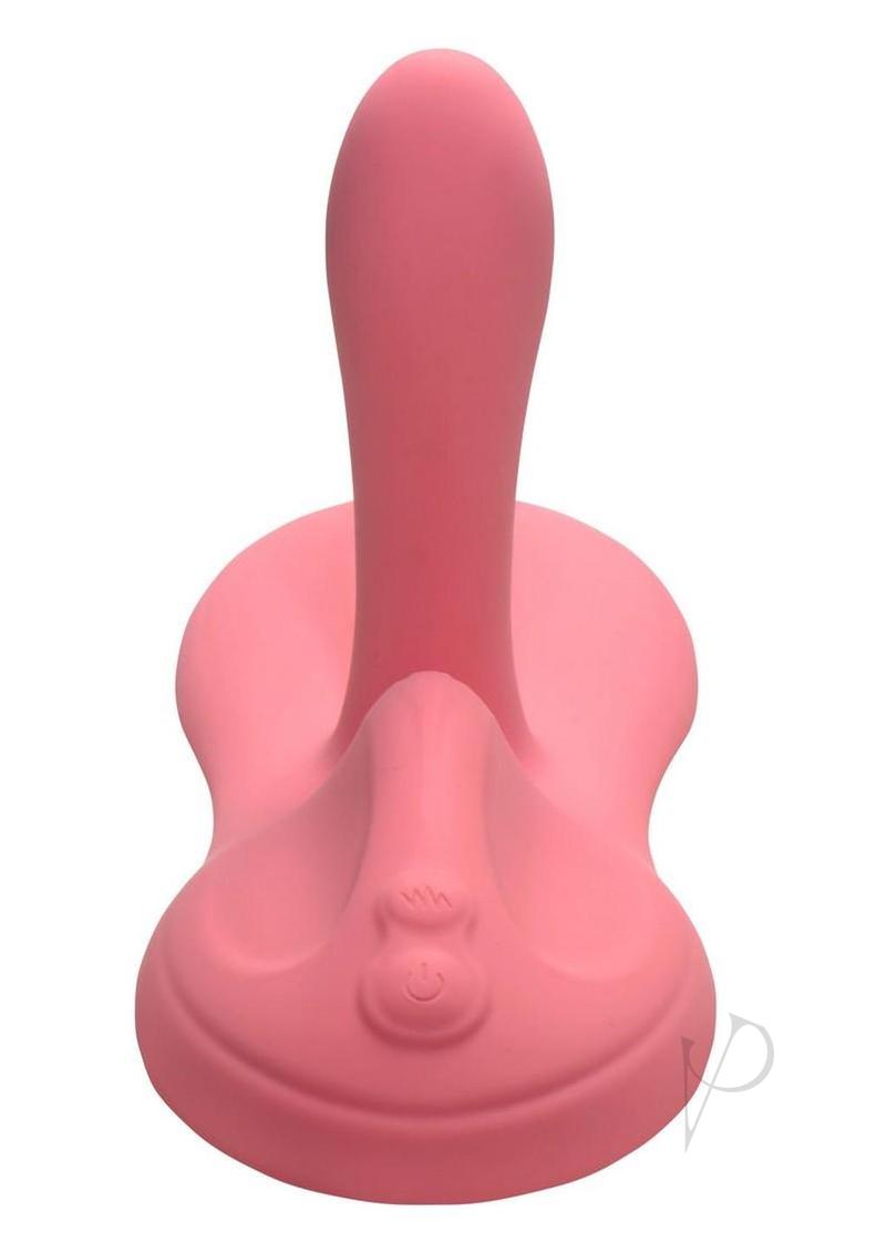 Bedroom Bliss Lover`s Grinder Rechargeable Silicone Grinder with Remote Control - Pink