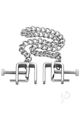 Master Series Pressure Vice Metal Nipple Clamps - Silver