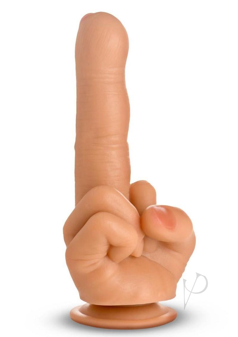Master Series Finger Silicone Dildo - Vanilla