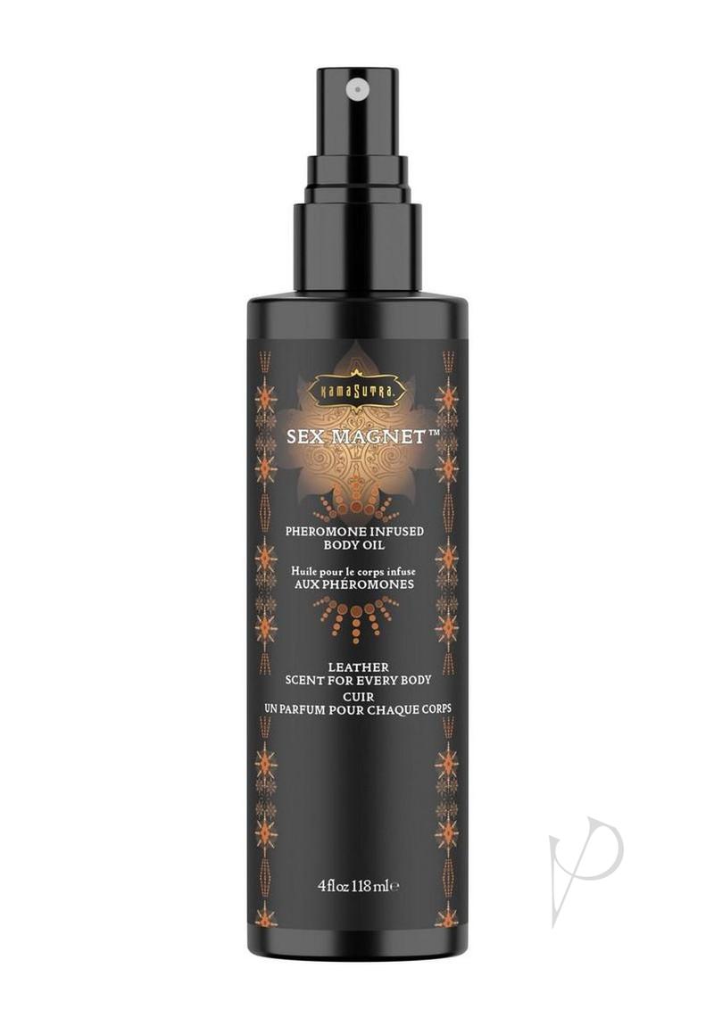 Sex Magnet Pheromone Body Oil Spray 4oz - Leather