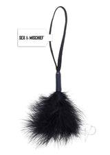 Sex and Mischief Peaches N CreaMe Wrist Feather Tickler - Black