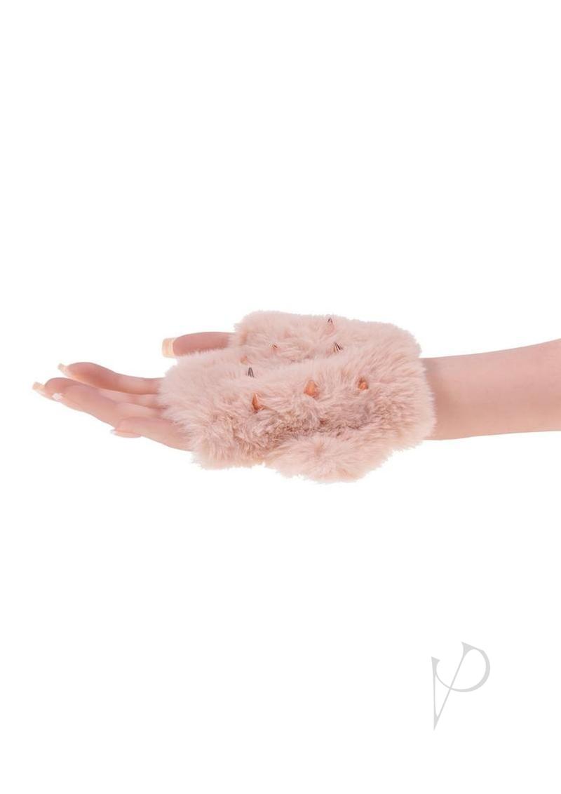 SandM Peaches N CreaMe Spiked Sensory Glove - Rose Gold